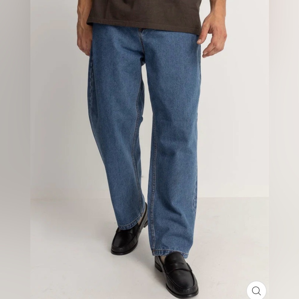 Rhythm Essential Jean – Dark Blue – Relaxed Straight Fit – NWT – Surf Brand - Picture 2 of 11